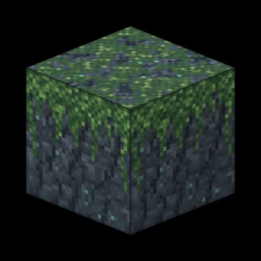 Mossy basalt block preview