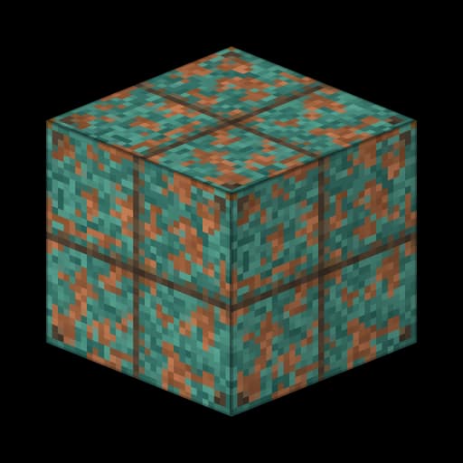 Oxidized copper block preview